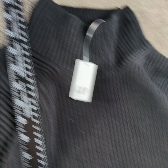 NWT Gap Sweater Womens L Black Turtleneck Ribbed Split Hem Cotton Oversized - Picture 4 of 8